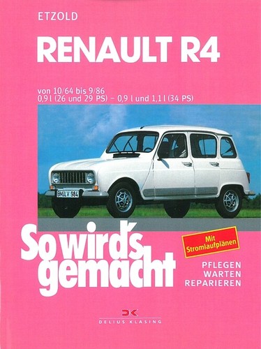 Renault reparaturanleitung - r4,