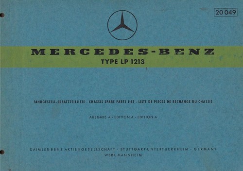 Mercedes benz 1213 - lp,