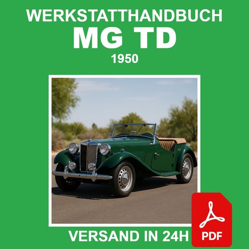 Werkstatthandbuch 1950 - mg, td