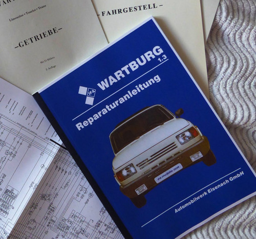 Wartburg reparaturhandbuch - 1.3,
