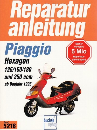 Piaggio hexagon 125 250 ccm - piaggio, 125-250