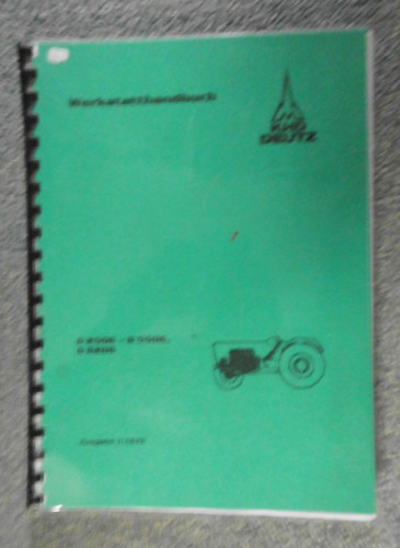 Khd deutz werkstatthandbuch - deutz,