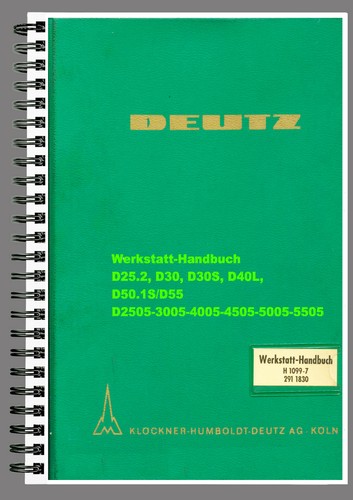 Deutz d25 d30 d30s - deutz,