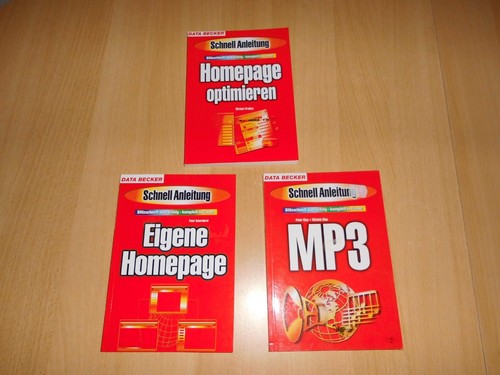 Handbücher 3 stück - 3,