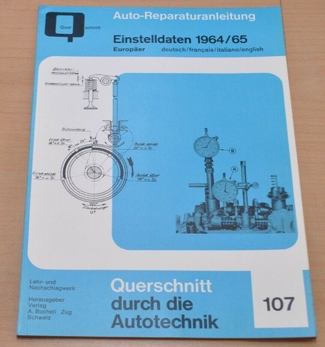 Einstelldaten 1964 1965